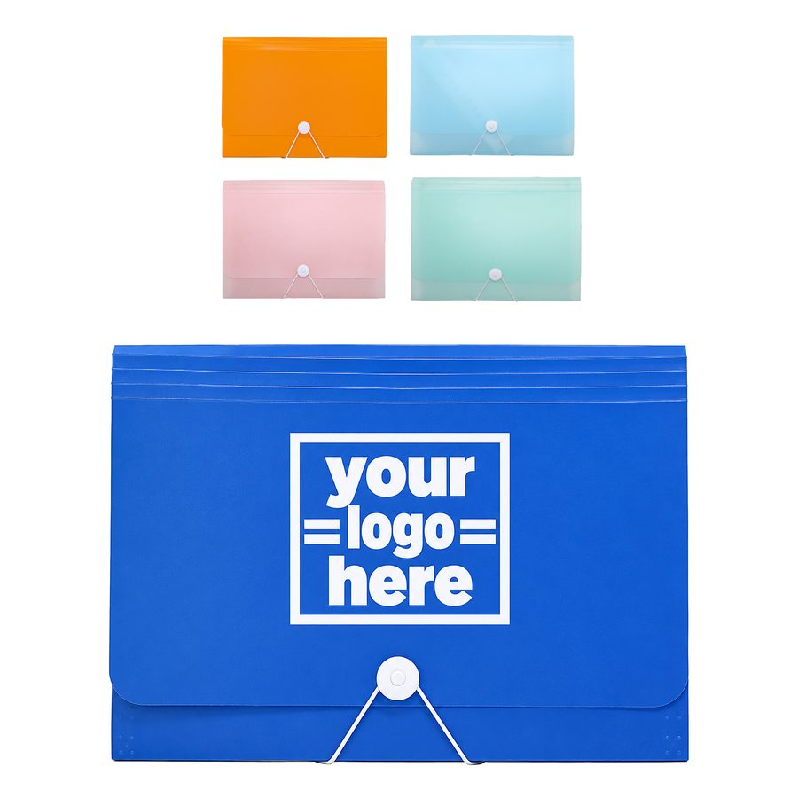 Translucent Thirteen-Pocket File Folder