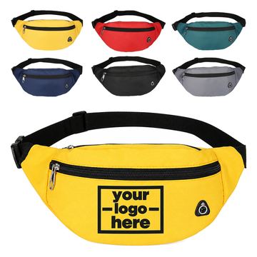 Curved Waist Pack With Earphone Cable Port
