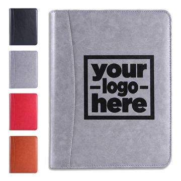 Curved-Panel Bifold Padfolio