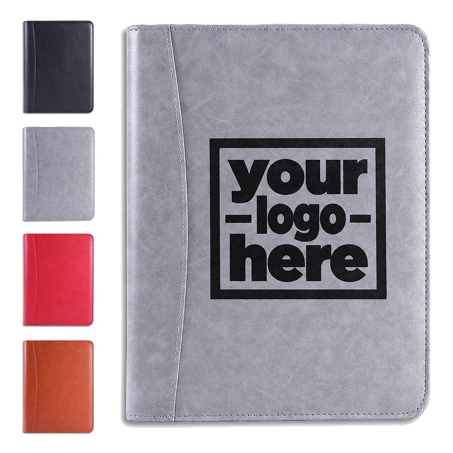 Curved-Panel Bifold Padfolio