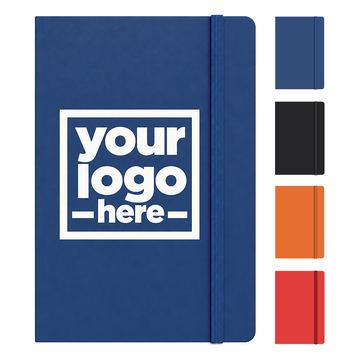Hardcover Journal Notebook With Elastic Band Closure