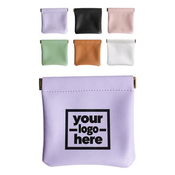 Spring-Frame Makeup Pouch