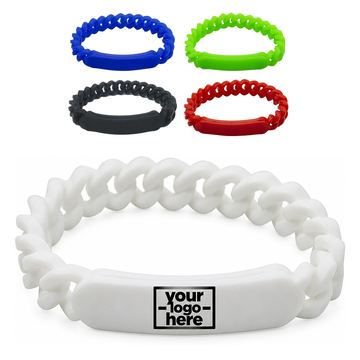 Chain-Style Silicone Bracelet