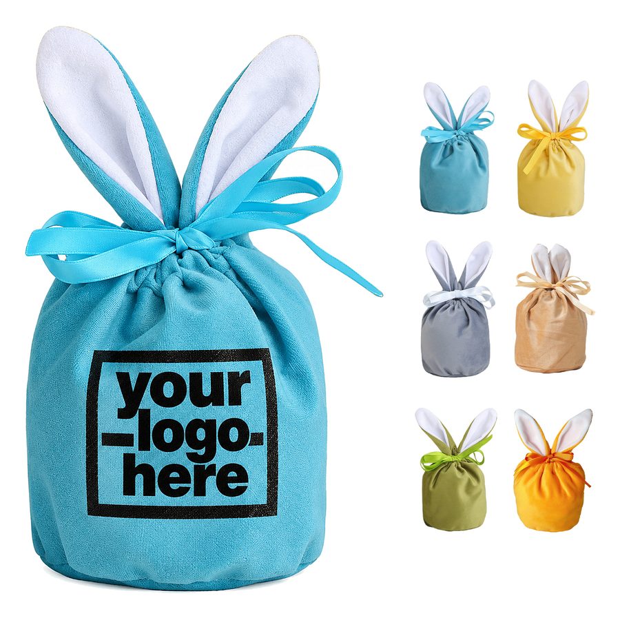 Rabbit-Ear Drawstring Pouch