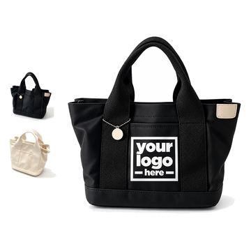 Canvas Tote With Reinforced Bottom Band