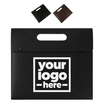 Frosted Polypropylene Document Bag With Die-Cut Handle
