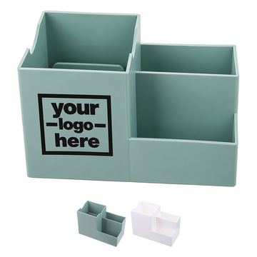 Stepped-Compartment Desktop Organizer