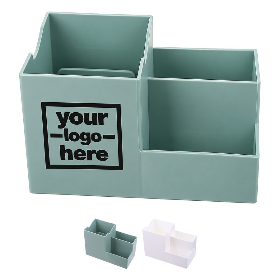 Stepped-Compartment Desktop Organizer
