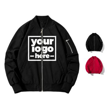 Nylon Taffeta Flight Jacket