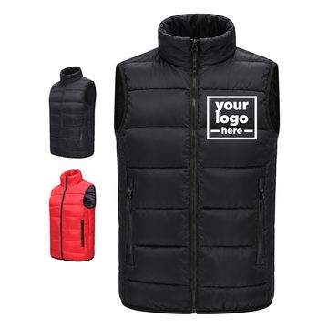 Full-Zip Quilted Puffer Vest