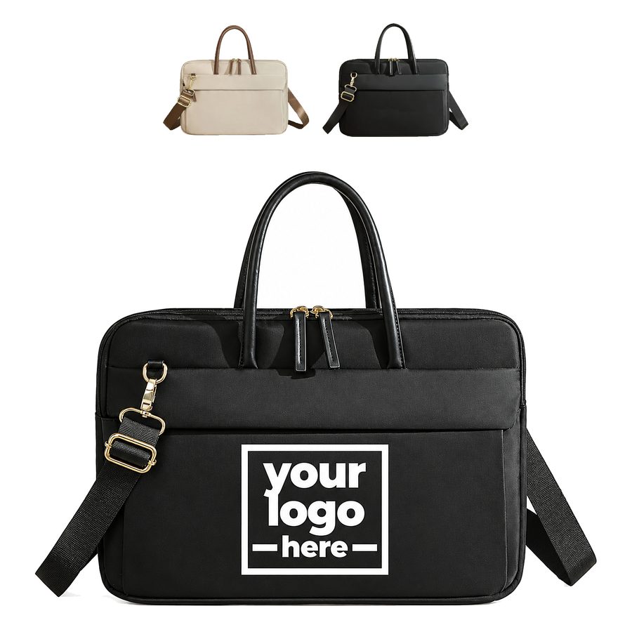 Two-Way Zipper Laptop Briefcase
