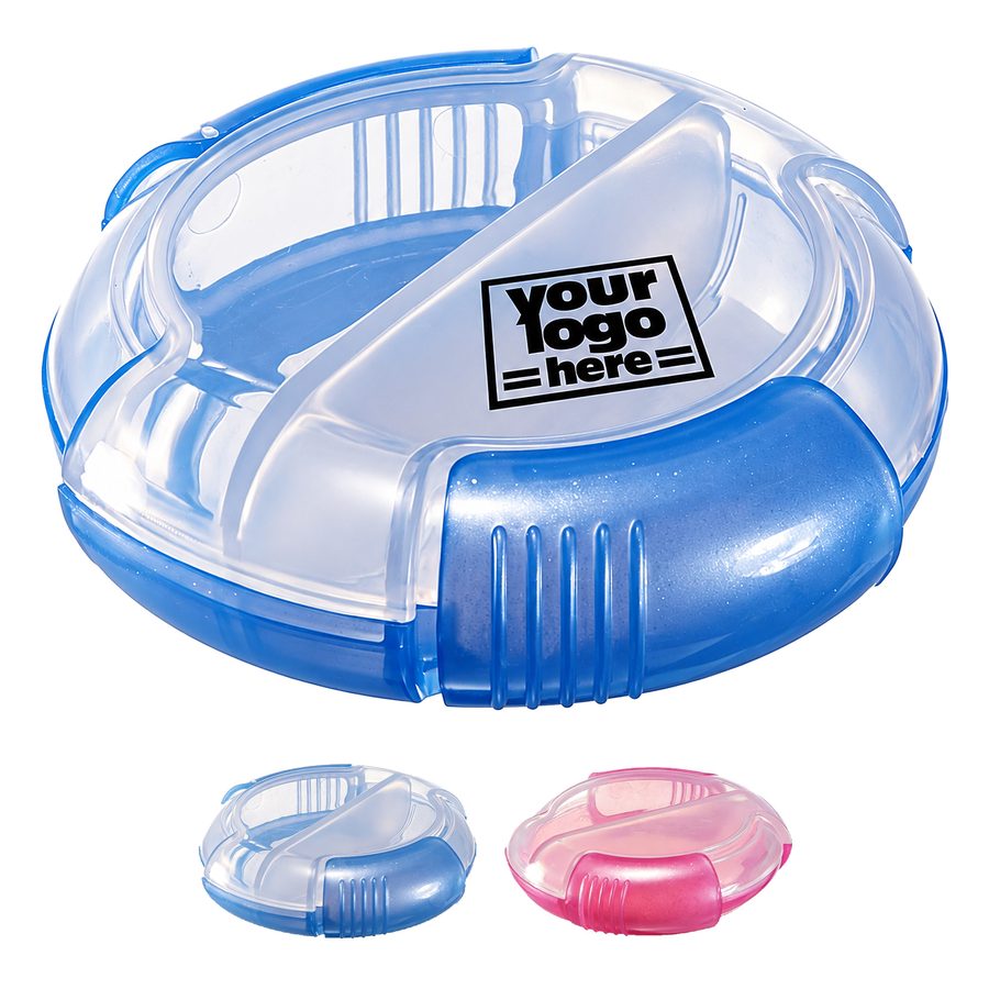Round Pillbox With Sliding Cover