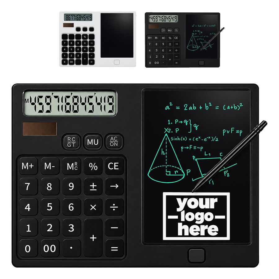 Calculator With Erasable Notepad And Stylus