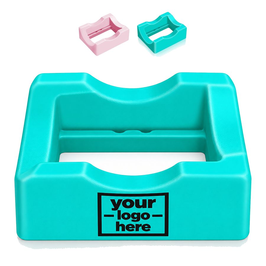 One-Piece Tumbler Cradle With Recessed Tool Slot