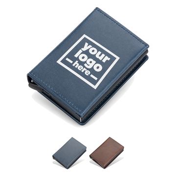 Push-Button Pocket Wallet With Folding Cover