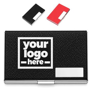 Rigid Card Case With Snap-Shut Lid
