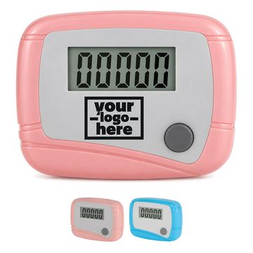 Single-Button Electronic Pedometer