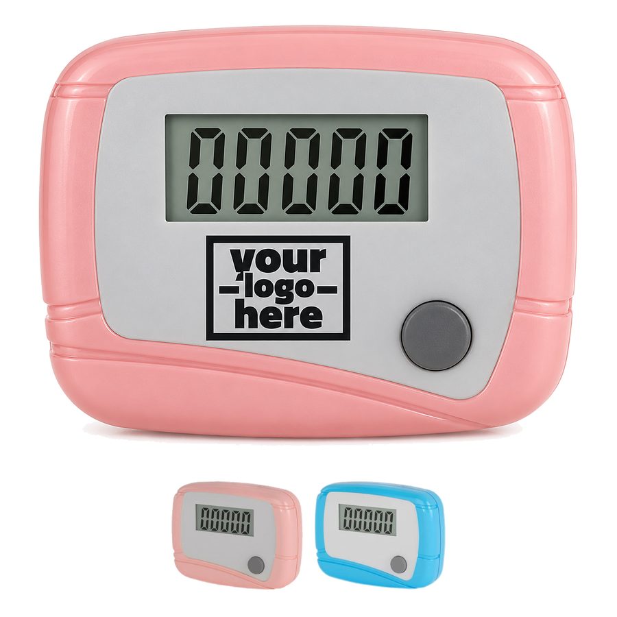 Single-Button Electronic Pedometer