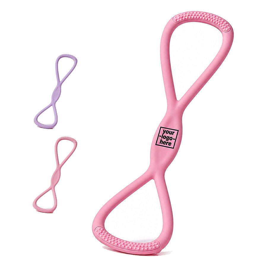 Textured-Handle Silicone Exercise Band