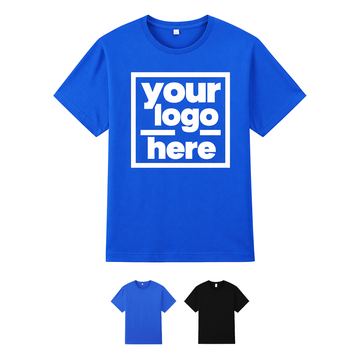 Solid-Color Cotton Pullover T-Shirt