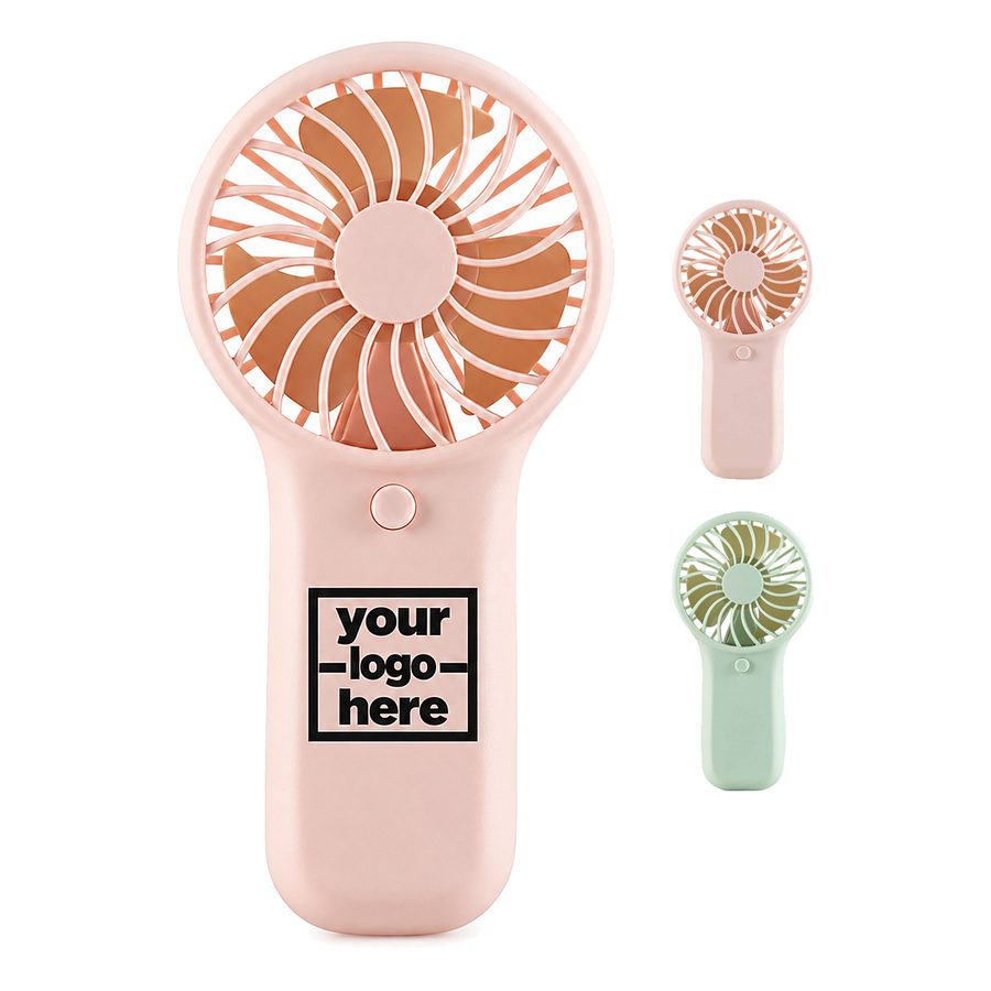 Round-Grille Handheld Fan