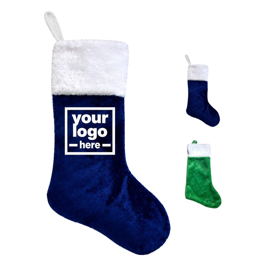 Cuffed Plush Christmas Stocking