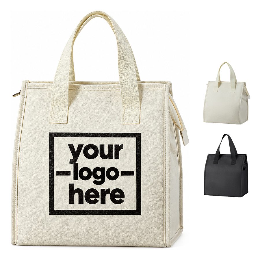 Gusseted Oxford Lunch Tote