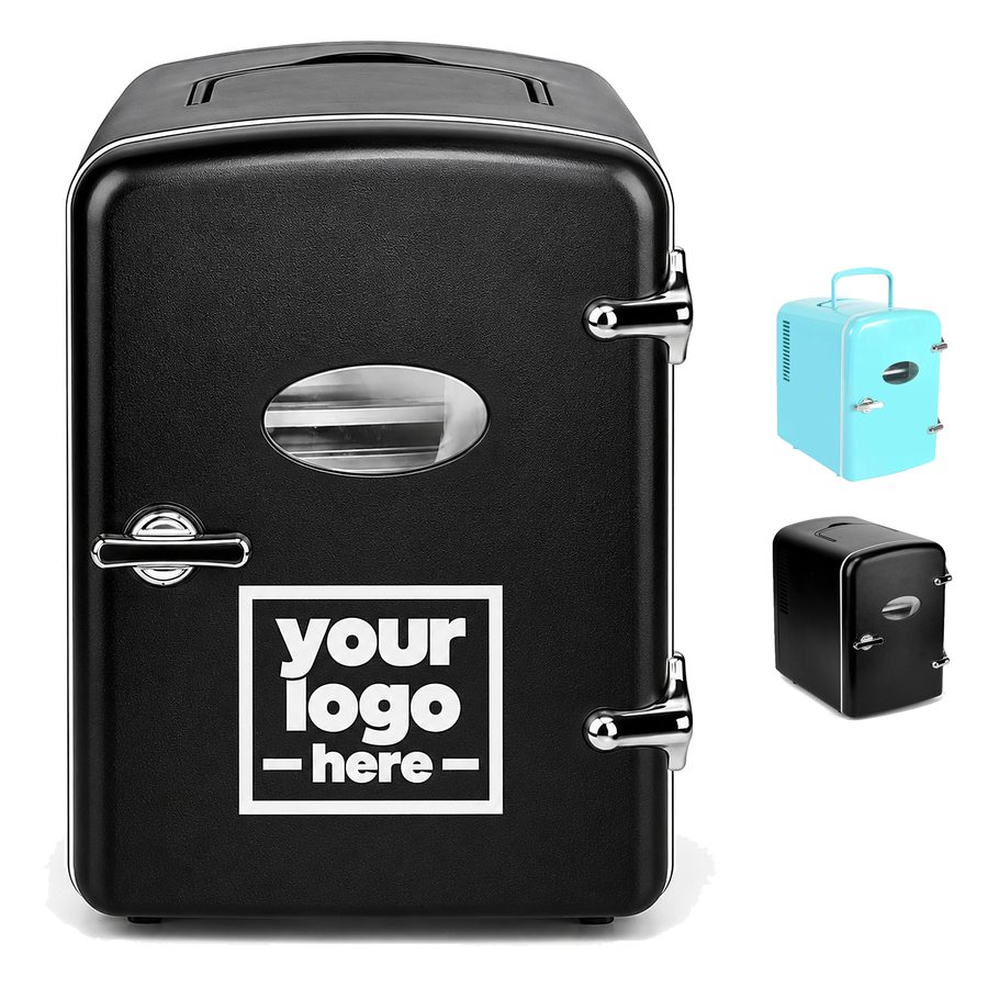 Portable Mini Refrigerator With Viewing Window