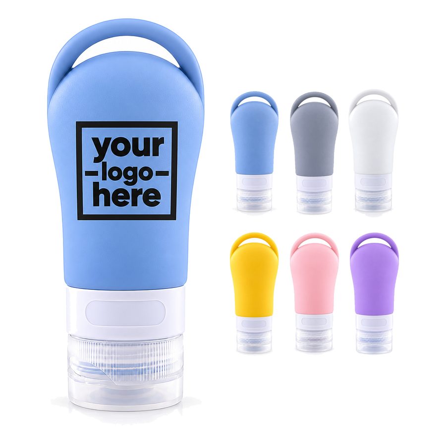 Silicone Squeeze Bottle With Integrated Hanging Loop