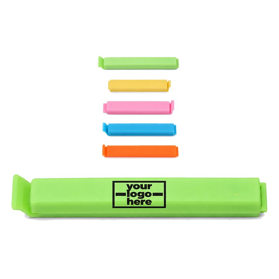 Long-Jaw Bag Clip With End Latch