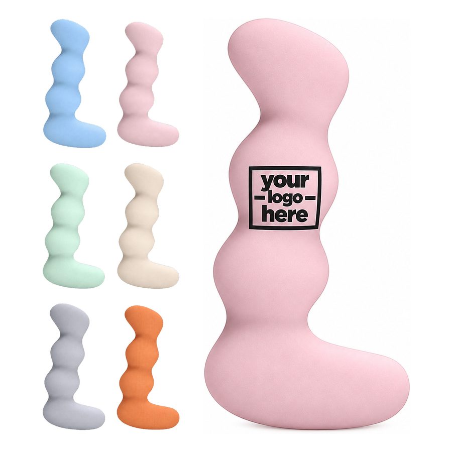 Contoured Body Pillow With A Washable Cover