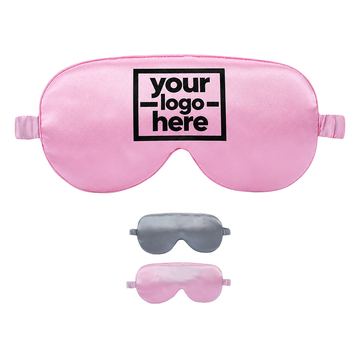 Padded Sleep Mask With Covered Elastic Strap