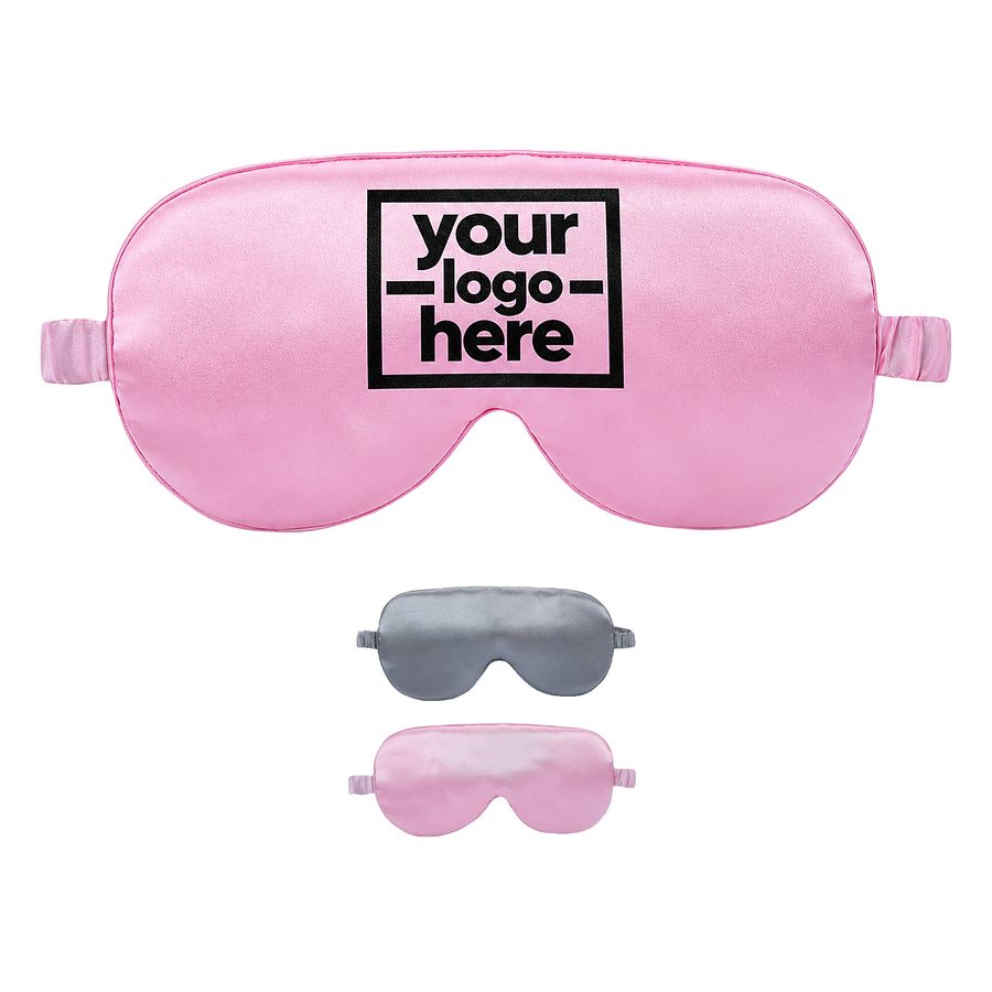 Padded Sleep Mask With Covered Elastic Strap