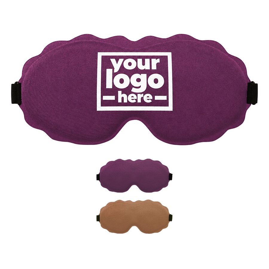 Padded Sleep Mask With A Contoured Nose Bridge