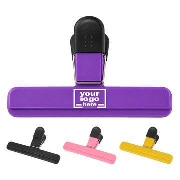 Extra-Wide Bag Sealing Clip With Rubber Pads