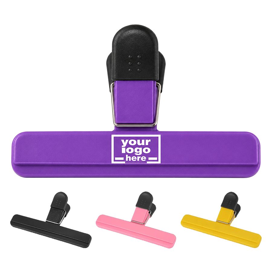 Extra-Wide Bag Sealing Clip With Rubber Pads