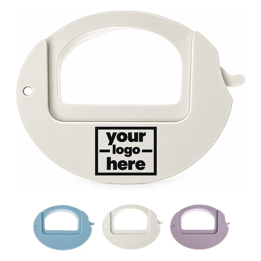 Rounded Bag-Sealing Clip With Carry Handle