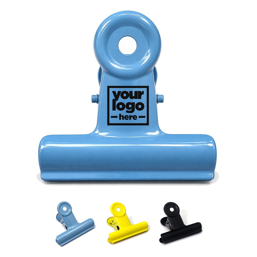 Wide-Jaw Spring-Loaded Bag Clip