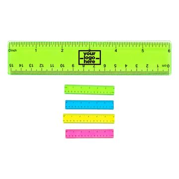 Transparent Polystyrene Measuring Ruler