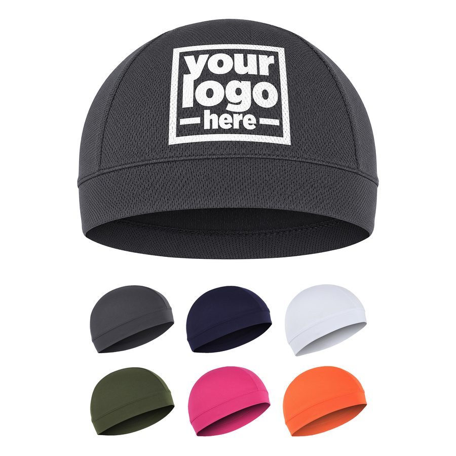 Pull-On Helmet Liner Cap With Wide Lower Band