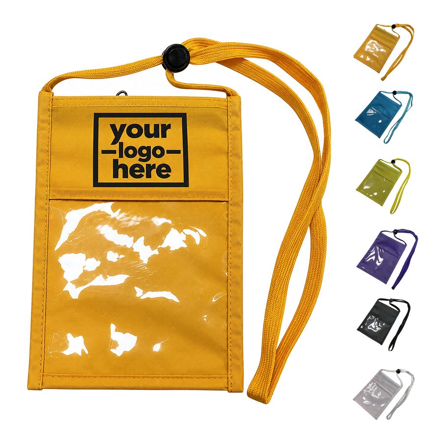Neck Wallet With Identification Window