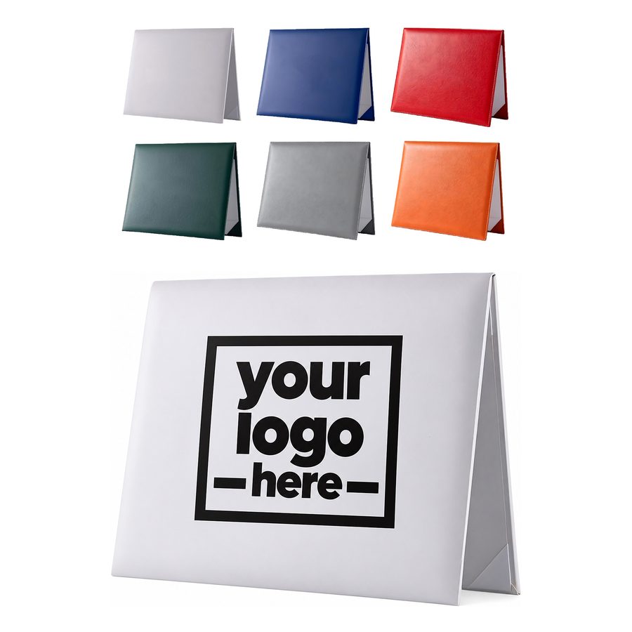 Rigid-Cover Certificate Folder With Four Corner Retainers