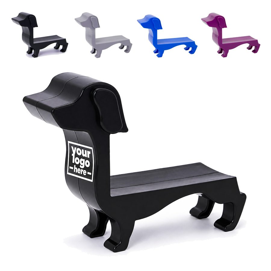 Dachshund-Shaped Wine Bottle Display Stand