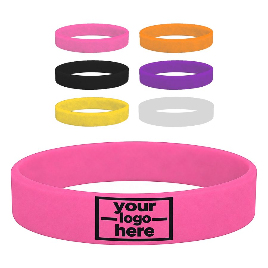 Glow-In-The-Dark Silicone Wristband
