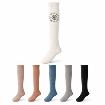 Long Polyester Velvet Socks For Cold Weather Wear