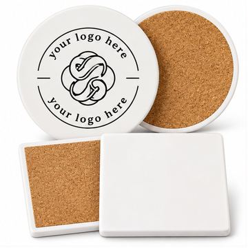 Round Or Square Absorbent Ceramic Coaster